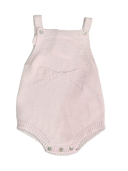 Bow Sunsuit- Light Pink