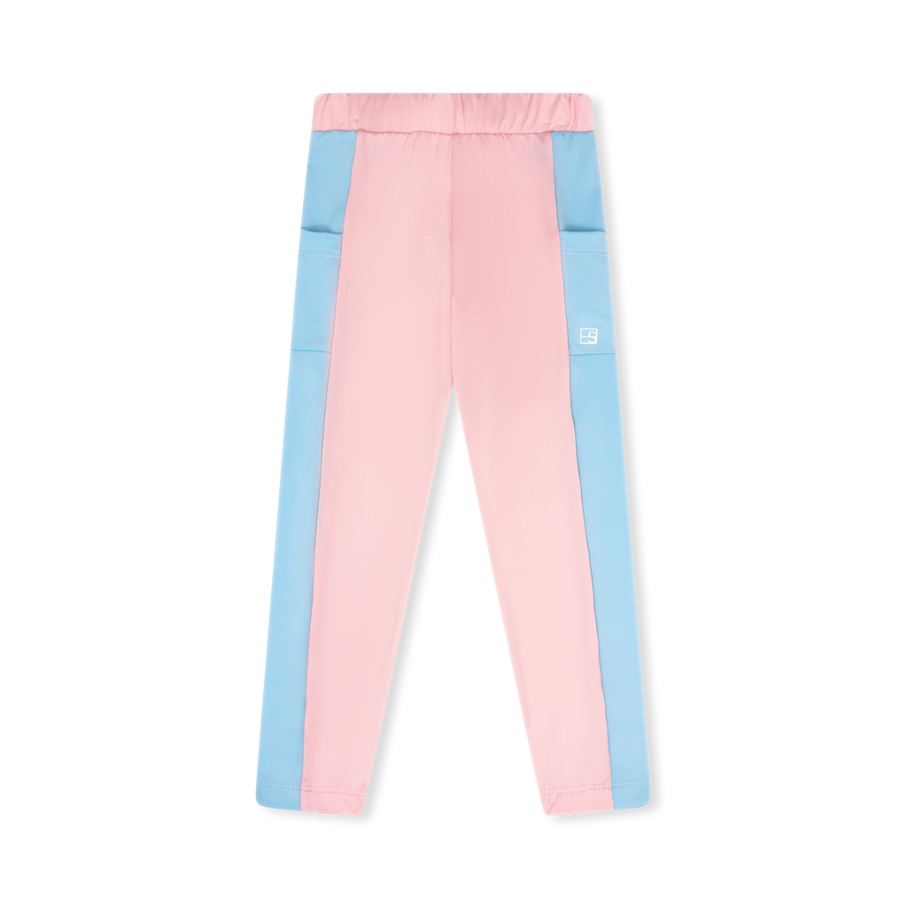 Lila Legging- Cotton Candy Pink/Cotton Candy Blue