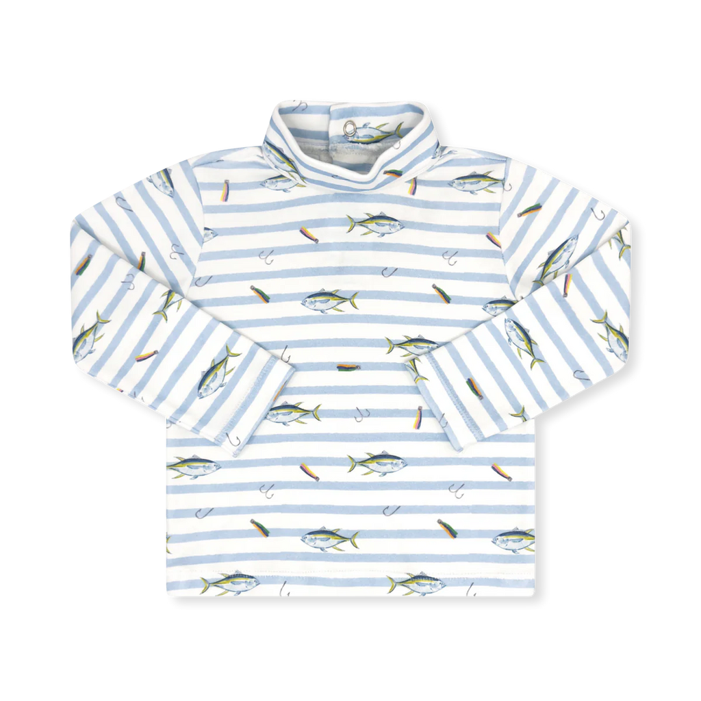 Tiny Tot Turtleneck- Fish Tails