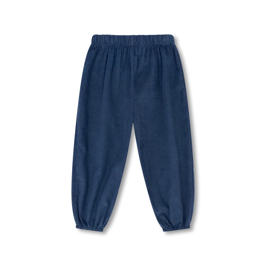 Garret Gathered Pant- Princeton Navy