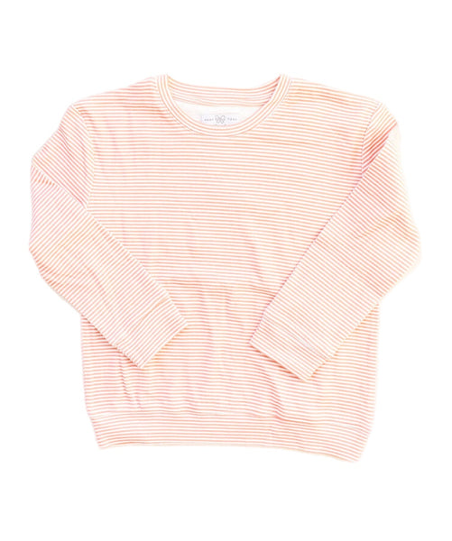 Pink Stripe Sweatshirt