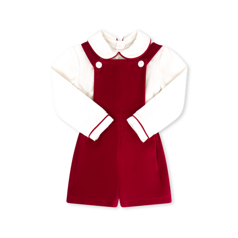 Arthur Apron Set- Ruby Red