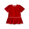 Harper Dress- Ruby Red Velvet