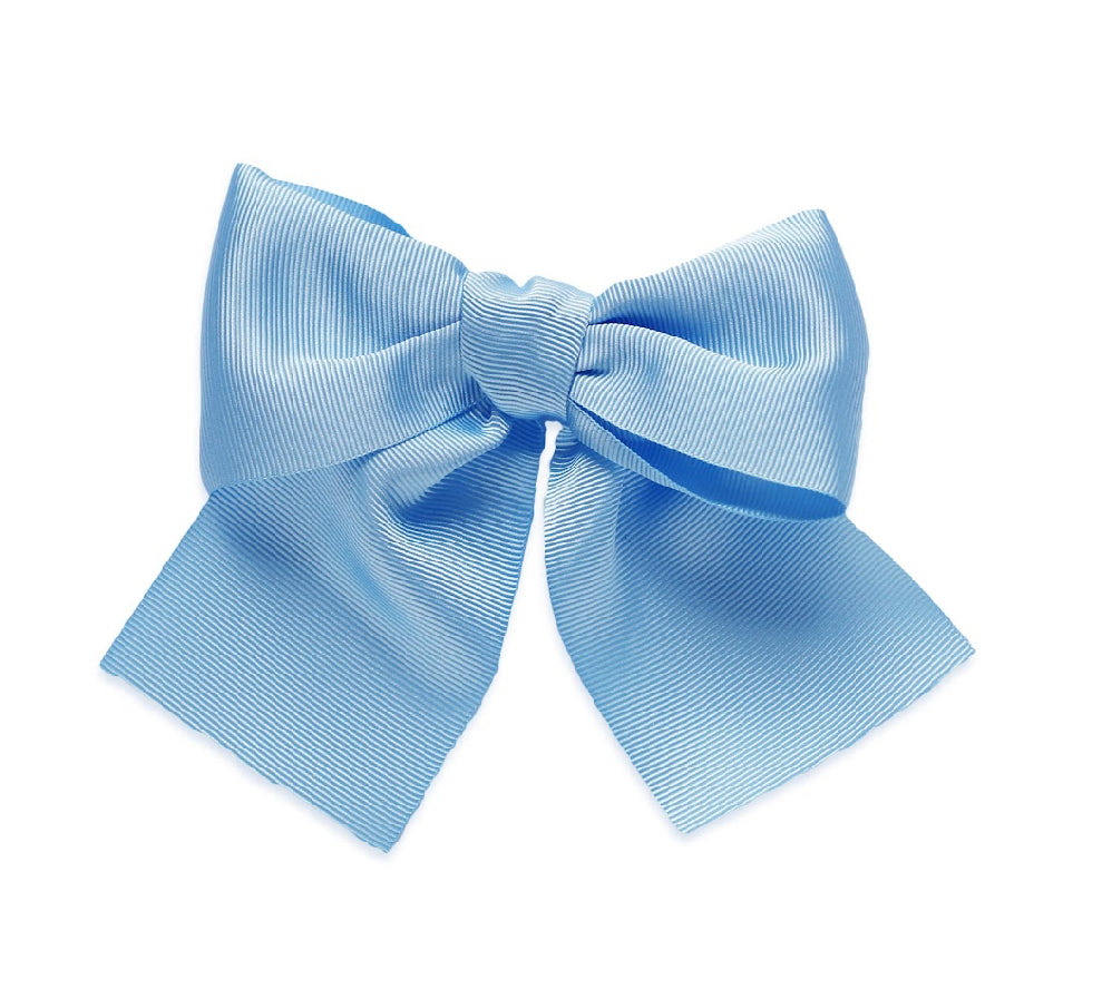 Big Grosgain Sailor Bow- Baby Blue