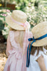 Gros Grain Straw Hat- Pink