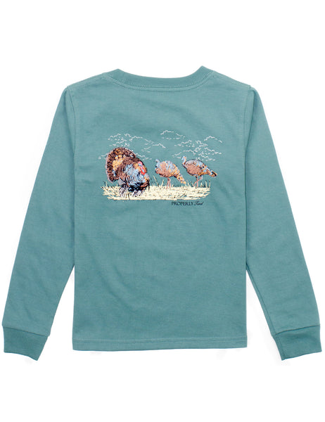 Turkey Tee- Marine Green