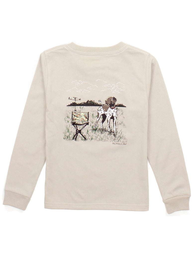 Dove Hunt Tee- Linen