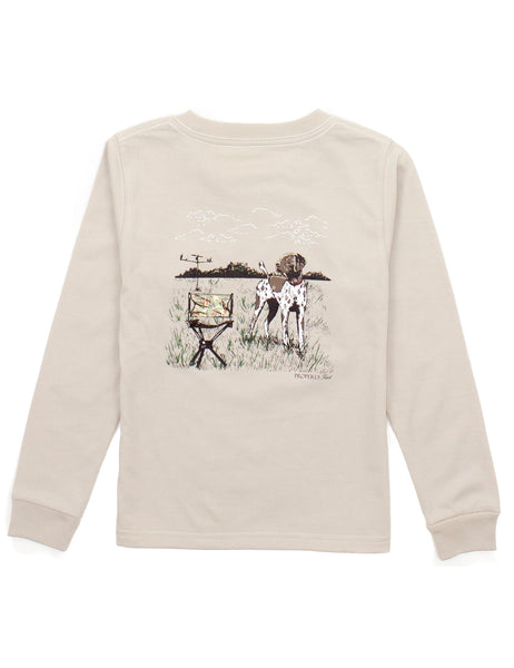 Dove Hunt Tee- Linen