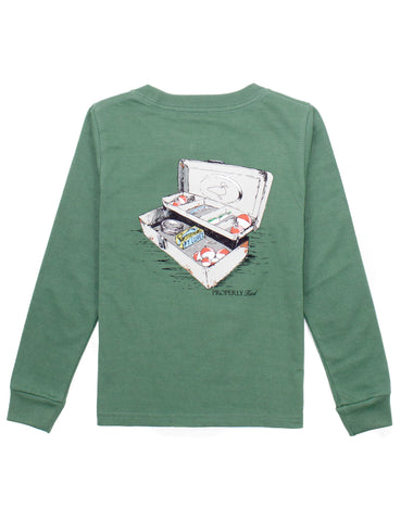 Tackle Box Tee- Fern Green