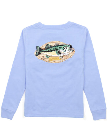 Bass Mount Tee- Light Blue